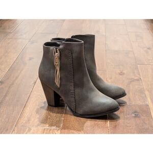 NEW, Never worn Zippered Heeled Booties Womens size 10 by Forever